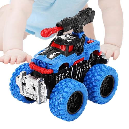 Huvqianu Inertia Toy Car, Racing Pull Back Truck, Portable Inertia-Powered Vehicle for Kids, Boys, Girls, Family Fun Activities, Travel, and Present, ABS, 12x9x9cm von Huvqianu