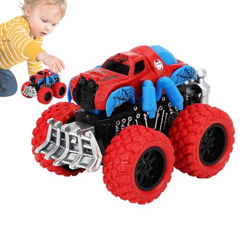 Huvqianu Inertia Toy Car, Racing Pull Back Truck, Portable Inertia-Powered Vehicle for Kids, Boys, Girls, Family Fun Activities, Travel, and Present, ABS, 12x9x9cm von Huvqianu