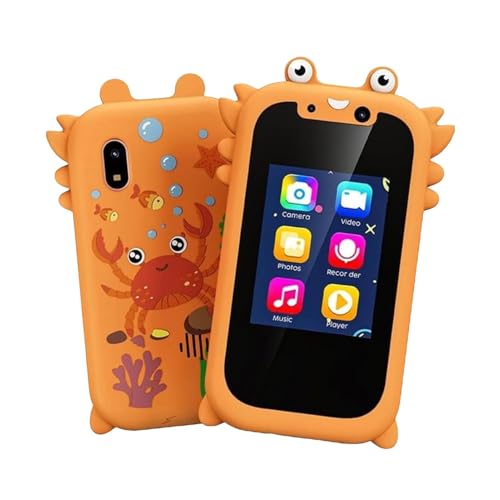 Huvqianu Kids Phone Toy, Learning Phone Toy, Pretend Smart Phone Toy, Double Camera Learning Toy Phone, Interactive Learning Phone Toy, Smartphone Toy for Boys and Girls von Huvqianu