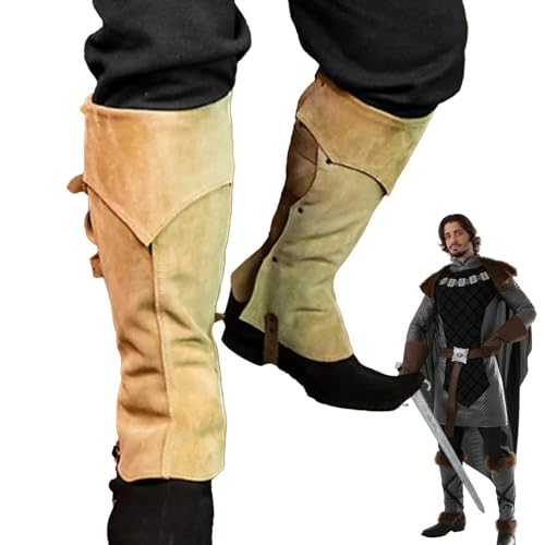 Huvqianu Kostüm-Stiefelüberzüge, verstellbar, Vintage-Ritter-Cosplay, Kostümbekleidung für Cosplay, Goth-Party, Foto, Renaissance, Urlaub, Herbst, Festival, Bühnenaufführung Huvqianu Kostüm-Stiefelüberzüge, verstellbar, Vintage-Ritter-Cosplay, Kostümbekleidung für Cosplay, Goth-Party, Foto, Renaissance, Urlaub, Herbst, Festival, Bühnenaufführung von Huvqianu