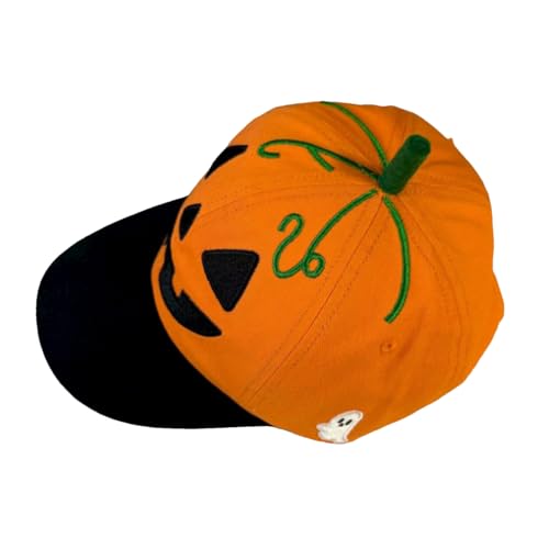 Huvqianu Kürbis Mütze Erwachsene,Halloween Kostüm Kürbis Baseball Cap - Verstellbare Kopfbedeckung Kostümzubehör Für Herren Damen Jugendliche Kinder Events Fest Festlichkeit Herbst Maskerade Huvqianu Kürbis Mütze Erwachsene,Halloween Kostüm Kürbis Baseball Cap - Verstellbare Kopfbedeckung Kostümzubehör Für Herren Damen Jugendliche Kinder Events Fest Festlichkeit Herbst Maskerade von Huvqianu