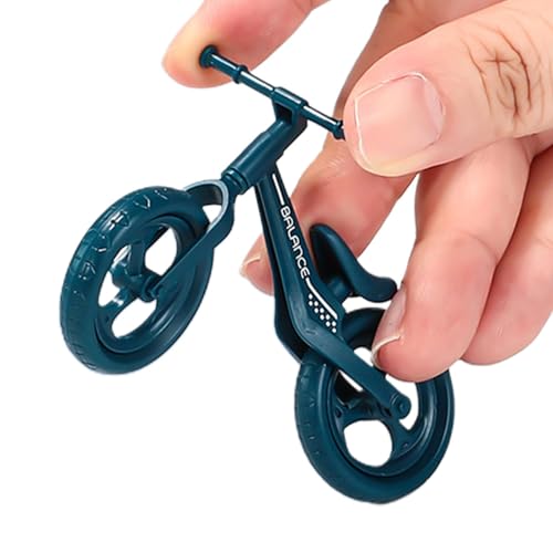 Huvqianu Miniatur-Finger-Radfahren,Kleinfinger-Radfahren, Kleine Mountainbike-Fahrradfigur, Fingerspielspielzeug, Übungen zur Fingerfertigkeit von, Sammeldekoration für Schlafzimmer, Esszimmer von Huvqianu