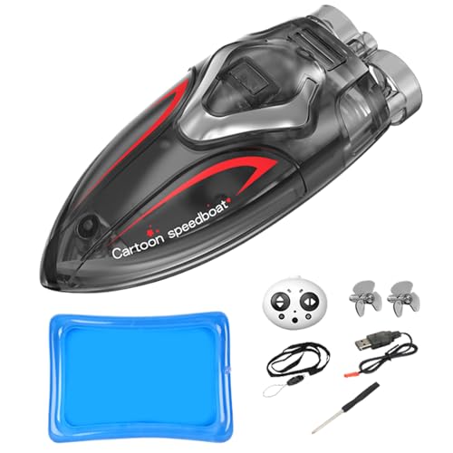 Huvqianu RC Boot - Lernspielzeug U-Boot - Für Schwimmbecken, Seen Und Badewannen, Tragbares 2.4GHz Mini Speedboot Mit Stuntfunktionen Huvqianu RC Boot - Lernspielzeug U-Boot - Für Schwimmbecken, Seen Und Badewannen, Tragbares 2.4GHz Mini Speedboot Mit Stuntfunktionen von Huvqianu