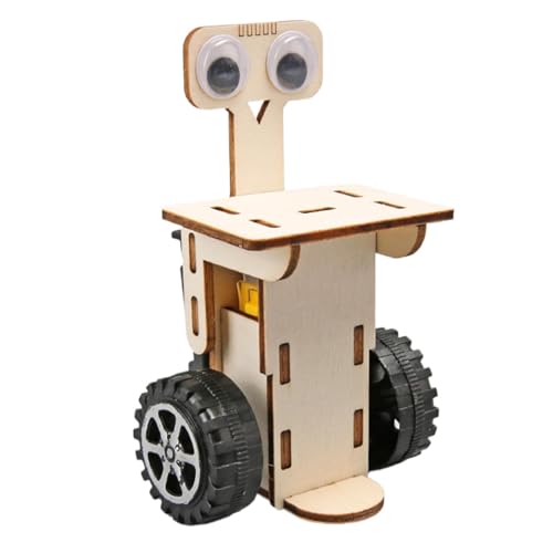 Huvqianu Robot Building Block Set, Wooden Puzzles Robotics Models, Interactive Learning Toys, Robotic Assembly Kit with Snap-Together Pieces for Over 7 Years and Up, 2.68x3.86x4.53 inches von Huvqianu