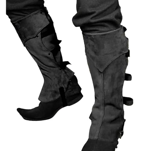 Huvqianu Stiefelüberzieher Kostüm - Verstellbare Vintage Ritter Cosplay - Halloween Zubehör für Party Festival Cosplay Bühnenaufführung Renaissance Schule Foto Huvqianu Stiefelüberzieher Kostüm - Verstellbare Vintage Ritter Cosplay - Halloween Zubehör für Party Festival Cosplay Bühnenaufführung Renaissance Schule Foto von Huvqianu