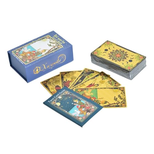 Huvqianu Tarotkarten Set - 80 Stück Kartenspiel Mit Anleitung | Brettspiel Mit Schritt Für Schritt Anleitung Für Kinder - Täglich Reisen Huvqianu Tarotkarten Set - 80 Stück Kartenspiel Mit Anleitung | Brettspiel Mit Schritt Für Schritt Anleitung Für Kinder - Täglich Reisen von Huvqianu