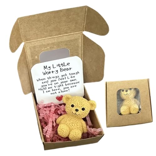 Huvqianu Taschenbär – Bärenpuppe – Mini-Handgefertigtes Tier-Andenken für Erwachsene, Liebhaber, Frauen, Freunde, Kinder, Glück Huvqianu Taschenbär – Bärenpuppe – Mini-Handgefertigtes Tier-Andenken für Erwachsene, Liebhaber, Frauen, Freunde, Kinder, Glück von Huvqianu