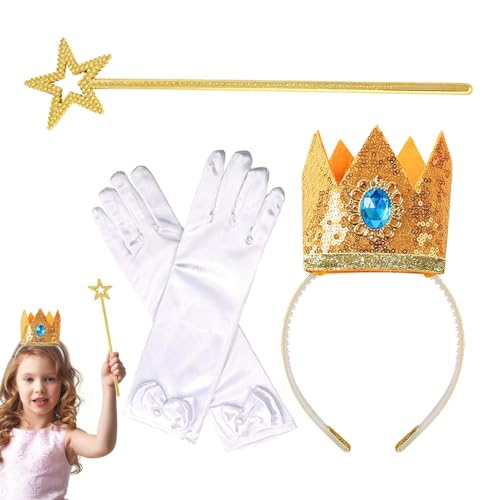 Huvqianu Tiara-Zubehör-Set – für Damen und Mädchen – Halloween-Kostüm-Requisiten für Rollenspiele, Bühne, Schule, Zuhause, Ausflug, Abschlussball, Karneval Huvqianu Tiara-Zubehör-Set – für Damen und Mädchen – Halloween-Kostüm-Requisiten für Rollenspiele, Bühne, Schule, Zuhause, Ausflug, Abschlussball, Karneval von Huvqianu