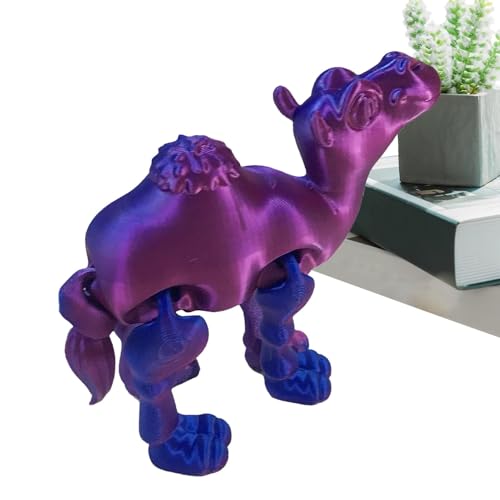 Huvqianu Tierspielzeugfiguren,Dekorative Tierfiguren, 3D-Druck Tierstatue Heimdekoration, Aktive gemeinsame Tierspielzeugskulptur für, Mädchen, Erwachsene von Huvqianu