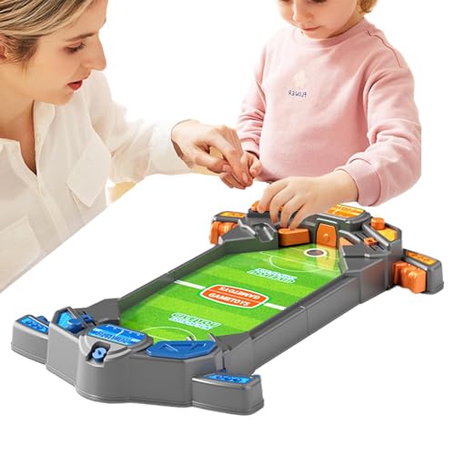 Huvqianu Tischfußballspiel - Mini-Fußball-Indoor-Spiele mit Wasserspray-Design - Brettspieltisch Mini-Fußball-Fußballspiel für drinnen für Erwachsene, Kinder, Familie von Huvqianu