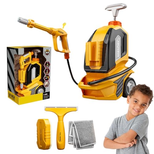 Kids Car Washer Toy, Children’s Toy Car Washer, Spraying and Misting Washer with Water Pressure for Role-Play Cleaning Fun, Ideal for Boys and Girls in Kindergarten and Garage Play von Huvqianu