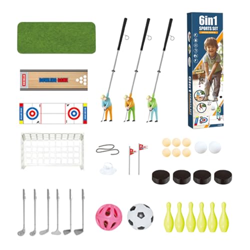 Kids Golf Set, Golf -Unterhaltungsspiel, Multi -Function -Putting -Ballspiel, interaktive Kinderaktivität, Kinderspielzeug für Hinterhofspaß, Garage, Innenräume, Terrasse, , Mädchen, Ausrüstung Kids Golf Set, Golf -Unterhaltungsspiel, Multi -Function -Putting -Ballspiel, interaktive Kinderaktivität, Kinderspielzeug für Hinterhofspaß, Garage, Innenräume, Terrasse, , Mädchen, Ausrüstung von Huvqianu