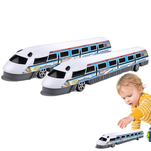 Locomotive Model Toy | Bullet Train Toy | High-Speed Train Set, City Train Toy, Inertia Toy Car, Locomotive Engine Model, Train Set for Kids, High-Speed Locomotive Toy, Toy Train Set von Huvqianu