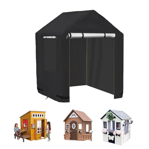 Outdoor Children's Playhouse Cover, Playhouse Weather Cover, Waterproof Playhouse Cover, Waterproof and Sun-Resistant Cover, All-Weather Protector, 420d Oxford Fabric Cover for Outdoor von Huvqianu