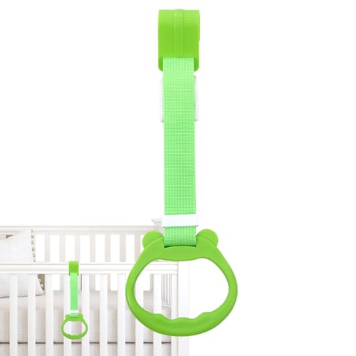 Playpen Pull Up Rings, Baby Walking Helper Crib Pull Up Handles, 40g Ergonomic Practice Tool, Colorful, Enhances Grasping and Pulling Skills for Boys and Girls von Huvqianu