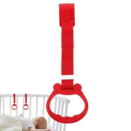 Playpen Pull Up Rings, Baby Walking Helper Crib Pull Up Handles, 40g Ergonomic Practice Tool, Colorful, Enhances Grasping and Pulling Skills for Boys and Girls von Huvqianu