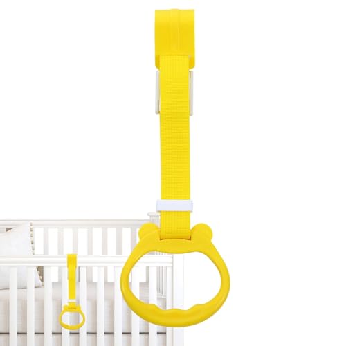 Playpen Pull Up Rings, Baby Walking Helper Crib Pull Up Handles, 40g Ergonomic Practice Tool, Colorful, Enhances Grasping and Pulling Skills for Boys and Girls von Huvqianu