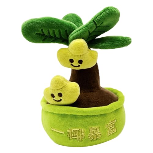 Potted Plant Plush, Money Tree Plush Toy, Cute Flower Pot Plush, Cartoon Plushie Toy, Soft Throw Pillow Doll, Money Tree Stuffed Doll, Kids Plush Toy, Potted Plush for Kids, Cartoon Money Tree von Huvqianu