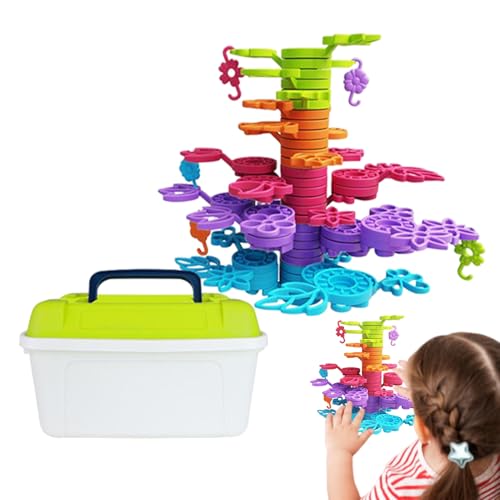 Stacking Toys - Balance Game Building Blocks für ab 3 Jahren, Bildungsspiel mit Hand -Auge -Koordination, Vorschulspielzeug für Kindergarten, Klassenzimmer, Kindergarten, Zuhause, Geburtstag, W Stacking Toys - Balance Game Building Blocks für ab 3 Jahren, Bildungsspiel mit Hand -Auge -Koordination, Vorschulspielzeug für Kindergarten, Klassenzimmer, Kindergarten, Zuhause, Geburtstag, W von Huvqianu