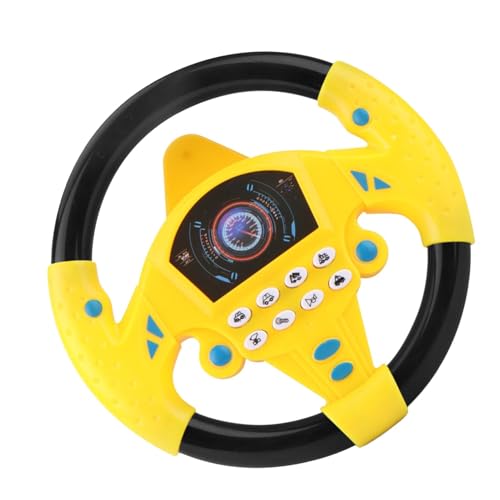 Steering Wheel Toy, Interactive Driving Game, Simulated Driving Controller, Auto Seat Toy, Early Education Toy, Sounding Steering Wheel, Fake Steering Wheel, Suction Cup Driving Toy, Toddler Steering von Huvqianu