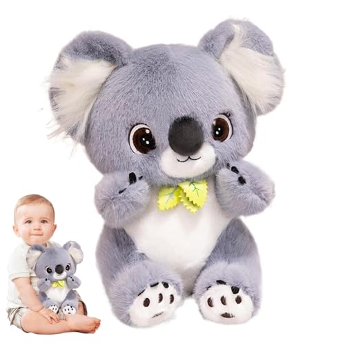 Stofftierpuppen Lovely Animal Toy Plüsch Tier Kissen 14 Zoll Plüsch Waschbär Stofftier Süße Koala Puppe Tier Plüschtiere Plüsch Wurfkissen Koala Tier Puppe Mädchen Plushies Cut von Huvqianu