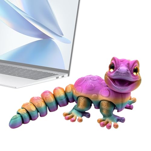 Huxibai 3D Gedruckt Eidechsenmuster, Bunte Anti-Stress-Skulptur, Schreibtischspiel, Anti-Stress-Reptilien-Figuren für Jugendzimmer Wohnzimmer Halle Huxibai 3D Gedruckt Eidechsenmuster, Bunte Anti-Stress-Skulptur, Schreibtischspiel, Anti-Stress-Reptilien-Figuren für Jugendzimmer Wohnzimmer Halle von Huxibai