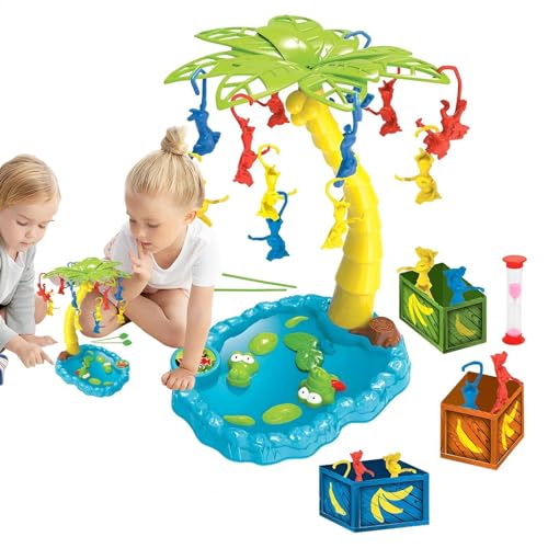 Huxibai Affenspiel im Spiel für Kinder, Affenspiel für Kleinkind, AFFE um Balancing Game, Eltern-Kind-Tabletop-Spielzeug Interactive Wohnkultur zum Camping von Huxibai