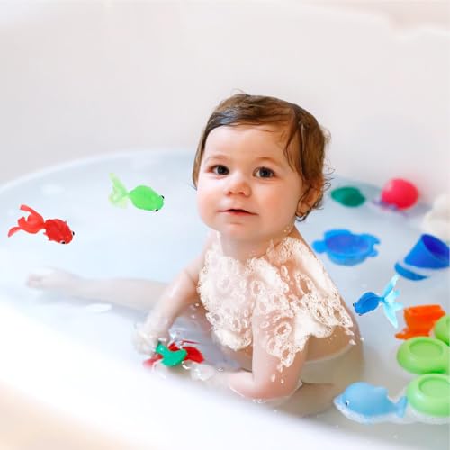 Huxibai Badespielzeug | schwimmendes Wasserspielzeug | Schwimmendes Set zum Fangen von Tieren, für und Mädchen im Pool oder Badewanne an heißen Tagen Huxibai Badespielzeug | schwimmendes Wasserspielzeug | Schwimmendes Set zum Fangen von Tieren, für und Mädchen im Pool oder Badewanne an heißen Tagen von Huxibai