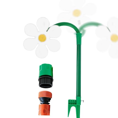 Baby Blumen Sprinkler Haustier Sprinkler Wasserspielzeug Sprinkler Verrückte tanzende Gänseblümchen Garten Sprinkler | Lustige Sonnenblumen Tanzsprinkler von Huyeruie