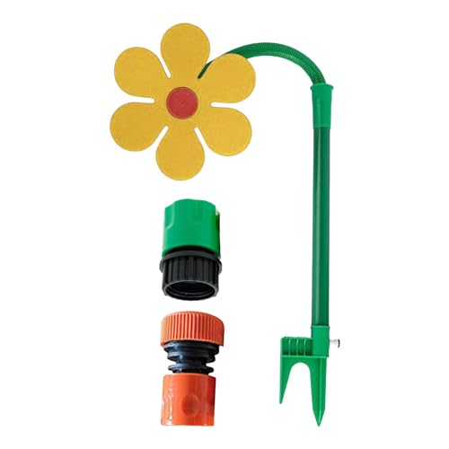 Baby Blumen Sprinkler Haustier Sprinkler Wasserspielzeug Sprinkler Verrückte tanzende Gänseblümchen Garten Sprinkler | Lustige Sonnenblumen Tanzsprinkler von Huyeruie