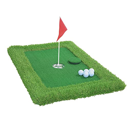 Chipping Green Schwimmend - Übungsnetz | Lustige Golfspiele | Schwimmende Golfmatten für Pool | Chipping Matte für Training Zubehör Putting Green | Set von von Huyeruie