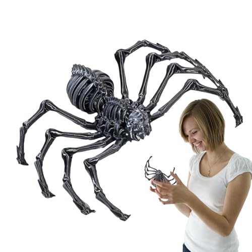 Gelenkspinne, Spinnen-Zappelspielzeug,3D-gedruckte Spinnenspielzeuge mit beweglichen Gelenken - Mystery Spider 3D-bewegliche Spinne für Erwachsene, Schreibtischspielzeug für das Klassenzimmer und Zuha von Huyeruie