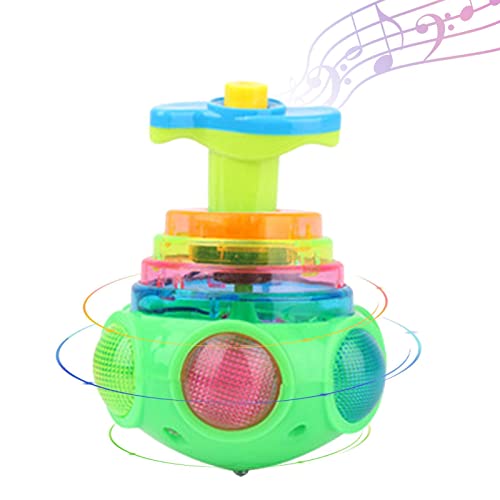 Kreisel - Musik-Spin-Spielzeug | Pack LED-Kreisel | Leuchtender, Blinkender Musikkreisel | Leuchtende Kreisel Für Kinder | LED Leuchten Blinkende Kreisel | Gyroskop-Spielzeug-Partygeschenke von Huyeruie