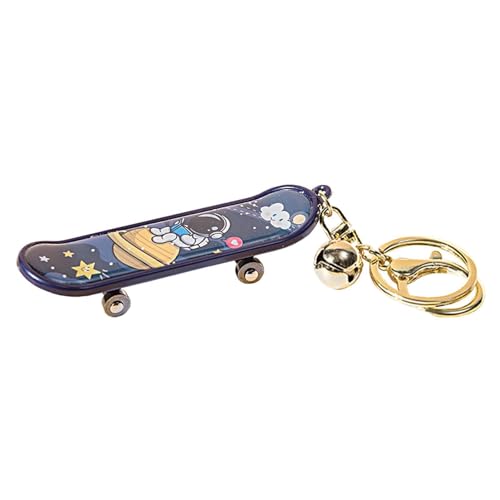 Miniatur Skateboard Schlüsselanhänger- Finger Skateboard Schlüsselanhänger, Metall Skater Schlüsselanhänger, Astronaut Skateboard Schlüsselanhänger, Auto Schlüsselanhänger Mode Schlüsselanhänger von Huyeruie