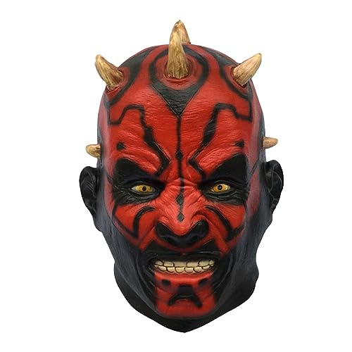 Cosplay Mask Headgear Darth Mouth Cosplay Mask Halloween Thriller Ghost Cosplay Mask Horror Headwear for Halloween Carnival Costume Party Props von Hworks