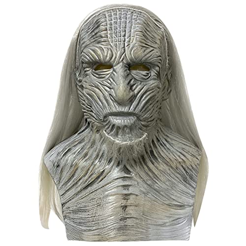 Devil Face Game Of Thrones Night King Cosplay Mask Zombie Headwear Mask Horror Headwear for Halloween Carnival Costume Party Props von Hworks