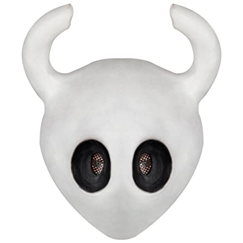 Hollow Knight Maske Party Latex Vollgesichtsmaske Halloween Cosplay Requisite von Hworks