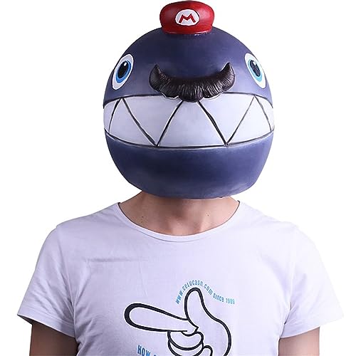 Hworks Cosplay Costume Mask Super Mario Odyssey Bomb Mask Headwear Halloween Mask Game Fast Hand Vibrato Props von Hworks