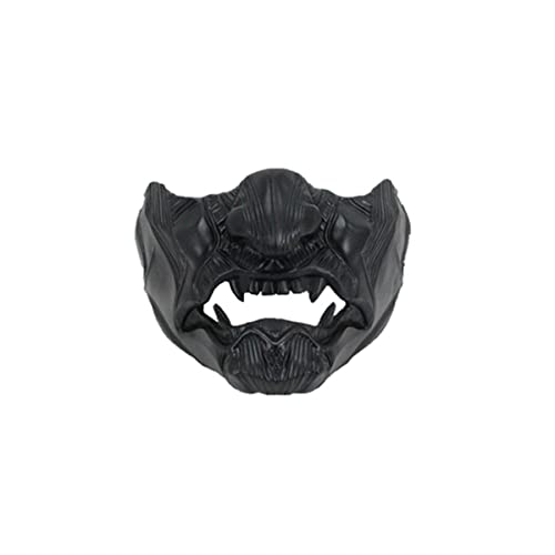 Hworks Ghost of Tsushima Mask Resin Bat Half Face Mask Cosplay Costume Props for Halloween Party von Hworks