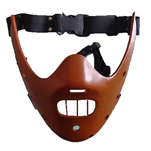 Hworks Hannibal Mask Resin Half Mask Cosplay Costume Props for Halloween Party von Hworks