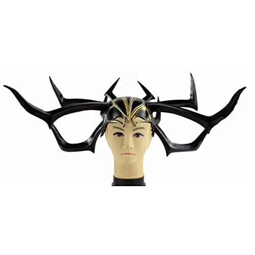 Hworks Hela Maske Latex Kopfbedeckung Cosplay Kostüm Requisiten für Halloween Party von Hworks