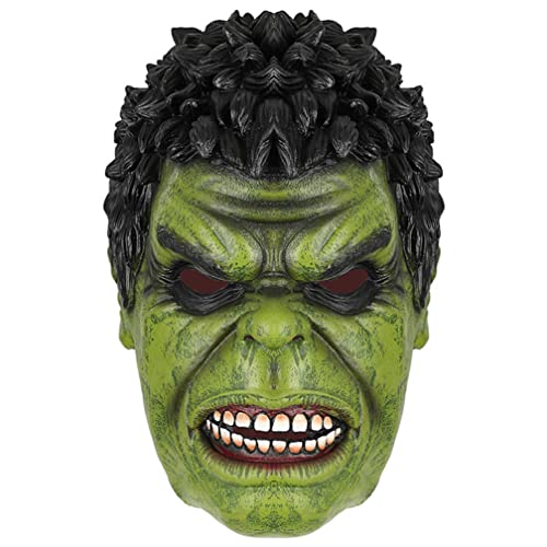 Hworks Hulk Maske Latex Vollgesichtsmaske Halloween Cosplay Prop von Hworks