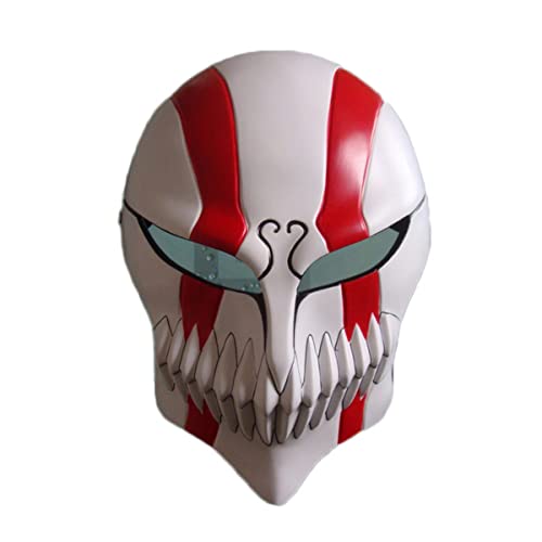 Hworks Kurosaki Ichigo Bleachs Mask Resin Full Face Mask Cosplay Costume Props for Halloween Party von Hworks