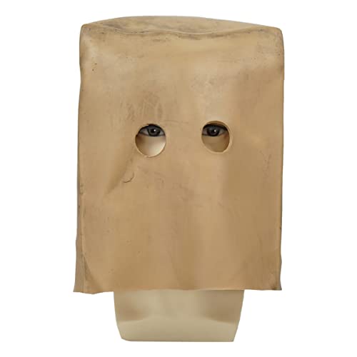 Hworks Little Nightmares 2 Maske Latex Kopfbedeckung Cosplay Kostüm Requisiten für Halloween Party von Hworks