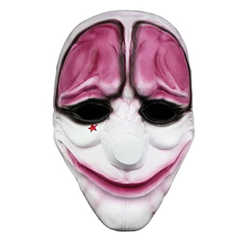 Hworks Payday 2 Maske Harz Vollgesichtsmaske Cosplay Kostüm Requisiten für Halloween Party von Hworks