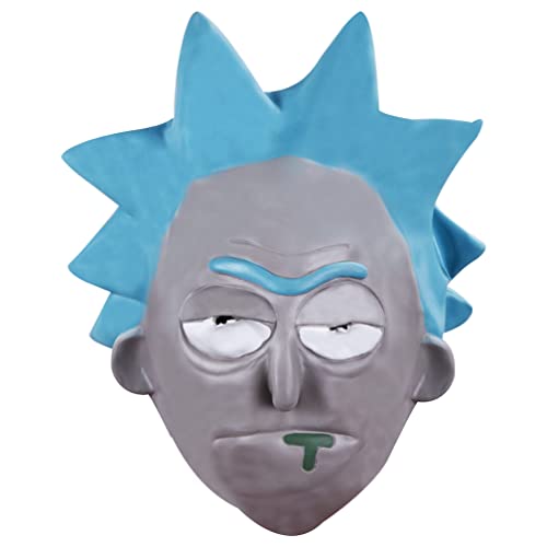 Hworks Rick Morty Mask Party Full Face Cover Funny Costume Play Prop for Halloween von Hworks