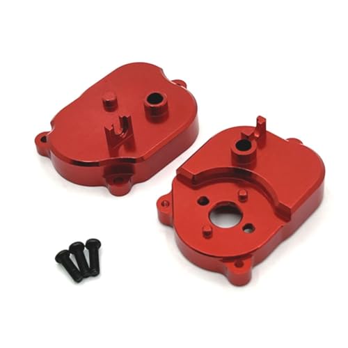 Hxhsgmeh Für 1/12 MN82 LC79 MN78 RC Auto Upgrade Teile Getriebeschale Abdeckung Metall Getriebegehäuse Rot von Hxhsgmeh