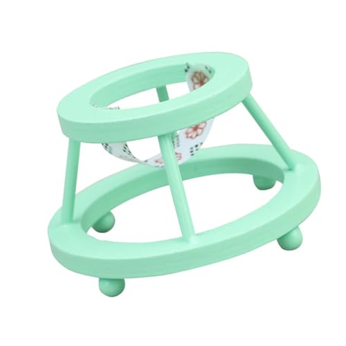 Hxyxbnhno Eleganter Miniatur Baby Walker für Puppenhäuser 1:12 Holz Walker Realistischer Gehstuhl Puppenhäuser Möbel von Hxyxbnhno