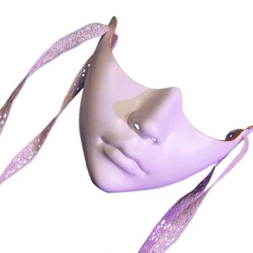 Hxyxbnhno Maskerade für Cosplay, Halloween, Party, Halbgesichtsmaskerade für Damen und Herren, Maskerade, Halloween-Party von Hxyxbnhno