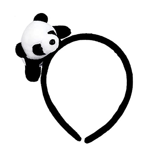 Hxyxbnhno Panda-Stirnband, Brosche für Mädchen, Rollenspiel, Kopfschmuck, Haarig, Cartoon-Kostüm, Zubehör für Frauen, Weihnachtsgeschenke von Hxyxbnhno